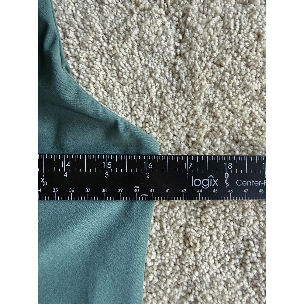 Abercrombie & Fitch Mini Dress Green Built In Romper Strappy Women’s M - Picture 7 of 7